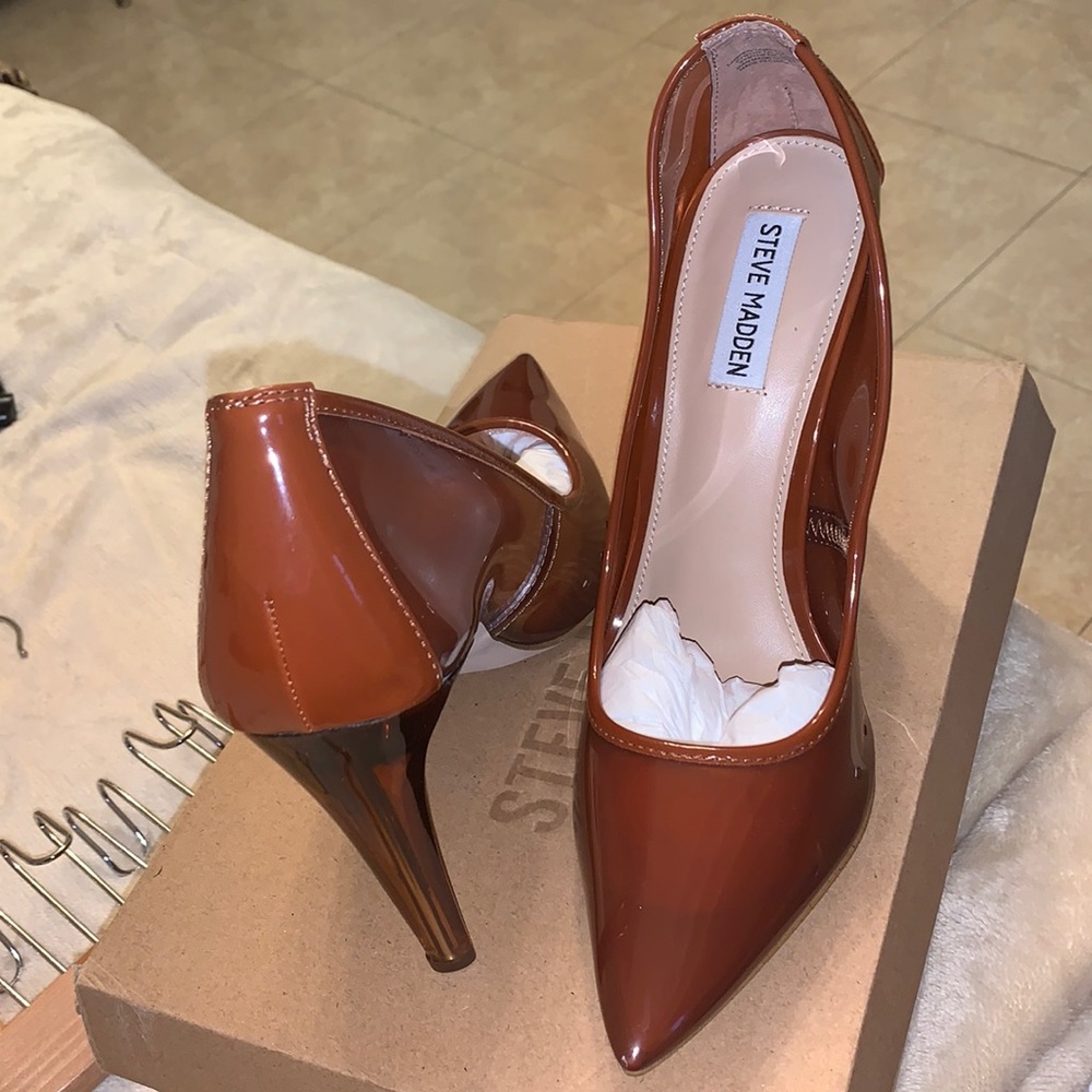 Steve Madden “Tamper” PVC Heels